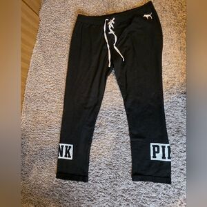 PINK Victoria's Secret Black Lounge Pants